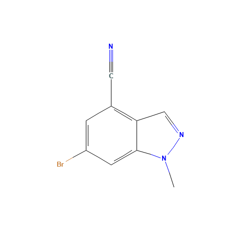 6-bromo-1-methylindazole-4-carbonitrile (CAS: 1245465-10-4) - Related Chemical Product