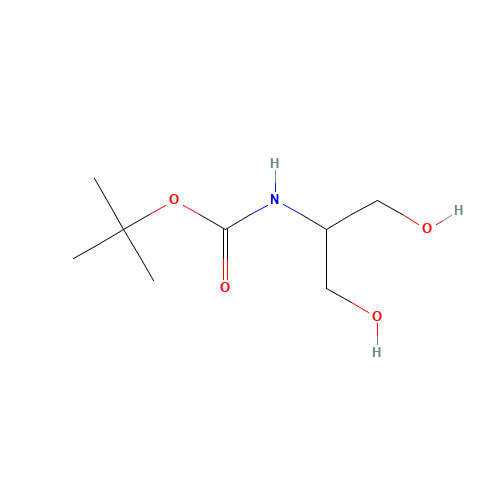 tert-butyl N-(1,3-dihydroxypropan-2-yl)carbamate (CAS: 125414-41-7) - Related Chemical Product