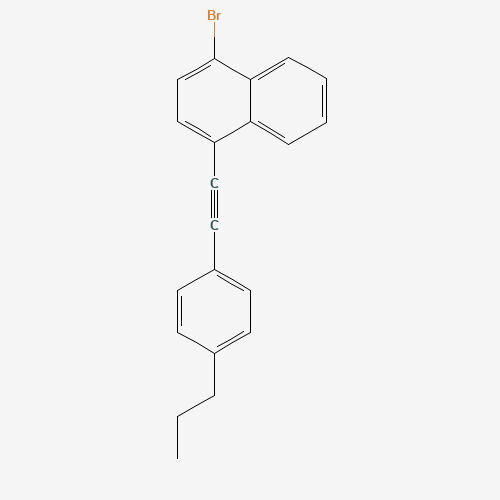 1-bromo-4-[2-(4-propylphenyl)ethynyl]naphthalene (CAS: 1296203-34-3) - Related Chemical Product