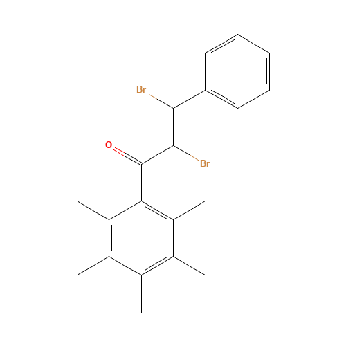 2,3-dibromo-1-(2,3,4,5,6-pentamethylphenyl)-3-phenylpropan-1-one (CAS: 646506-57-2) - Related Chemical Product