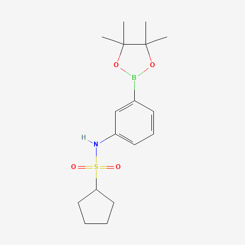 N-[3-(4,4,5,5-tetramethyl-1,3,2-dioxaborolan-2-yl)phenyl]cyclopentanesulfonamide (CAS: 919347-89-0) - Related Chemical Product