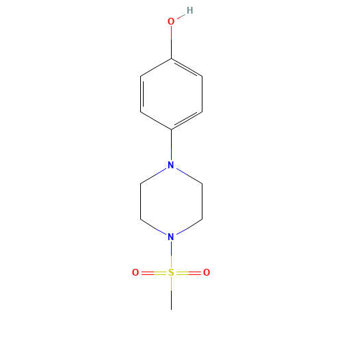 4-(4-methylsulfonylpiperazin-1-yl)phenol (CAS: 67915-03-1) - Related Chemical Product