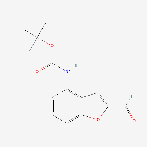 tert-butyl N-(2-formyl-1-benzofuran-4-yl)carbamate (CAS: 503621-02-1) - Related Chemical Product