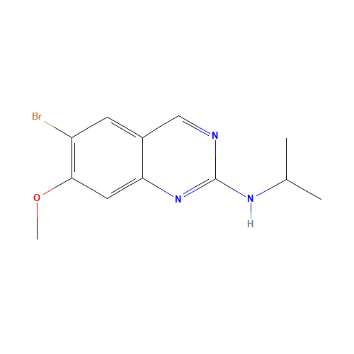 6-bromo-7-methoxy-N-propan-2-ylquinazolin-2-amine (CAS: 914397-14-1) - Related Chemical Product