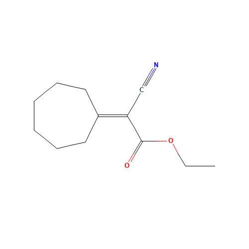 ethyl 2-cyano-2-cycloheptylideneacetate (CAS: 7402-61-1) - Related Chemical Product