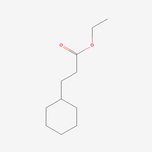 ethyl 3-cyclohexylpropanoate (CAS: 10094-36-7) - Chemical Structure and Molecular Formula 