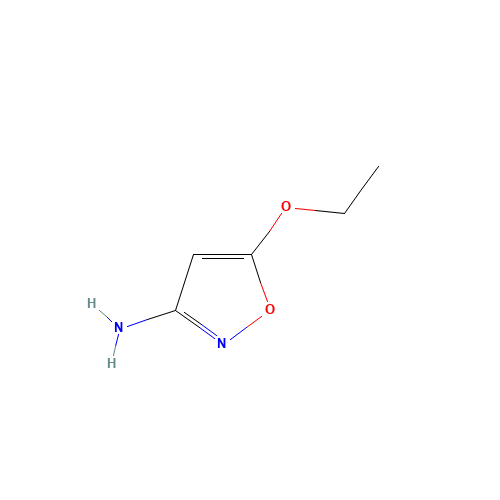 5-ethoxy-1,2-oxazol-3-amine (CAS: 32326-26-4) - Chemical Structure and Molecular Formula 