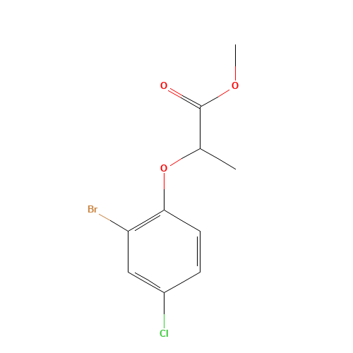 methyl 2-(2-bromo-4-chlorophenoxy)propanoate (CAS: 1240289-04-6) - Related Chemical Product