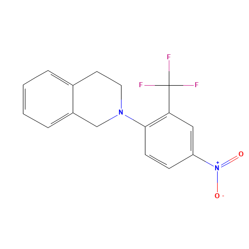 2-[4-nitro-2-(trifluoromethyl)phenyl]-3,4-dihydro-1H-isoquinoline (CAS: 914348-89-3) - Related Chemical Product