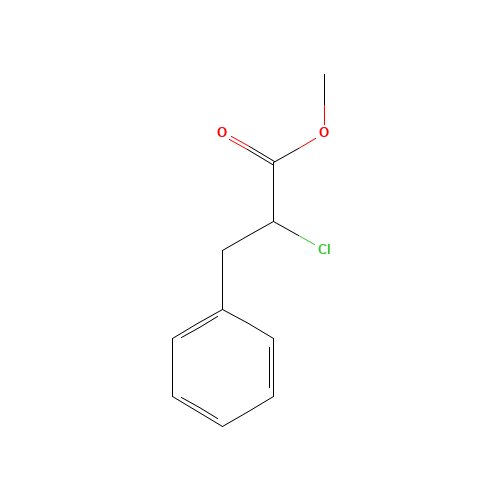 methyl 2-chloro-3-phenylpropanoate (CAS: 18841-64-0) - Chemical Structure and Molecular Formula 