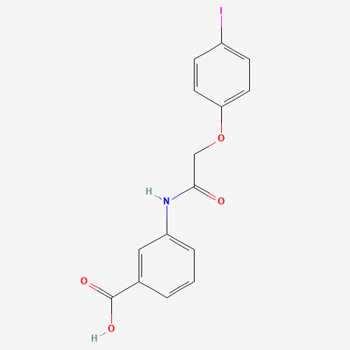 3-[[2-(4-iodophenoxy)acetyl]amino]benzoic acid (CAS: 649773-75-1) - Related Chemical Product