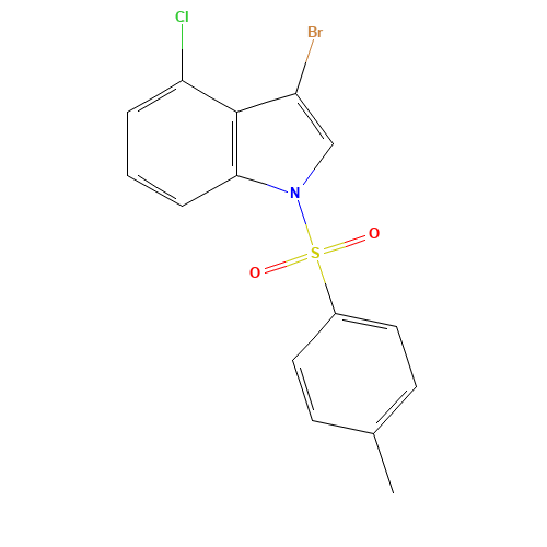 3-bromo-4-chloro-1-(4-methylphenyl)sulfonylindole (CAS: 887338-47-8) - Related Chemical Product