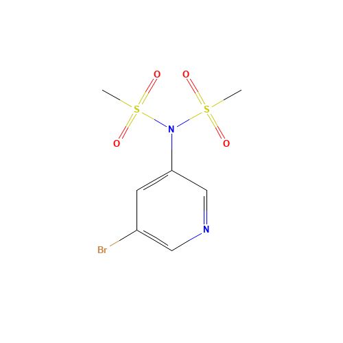 N-(5-bromopyridin-3-yl)-N-methylsulfonylmethanesulfonamide (CAS: 1217273-00-1) - Related Chemical Product