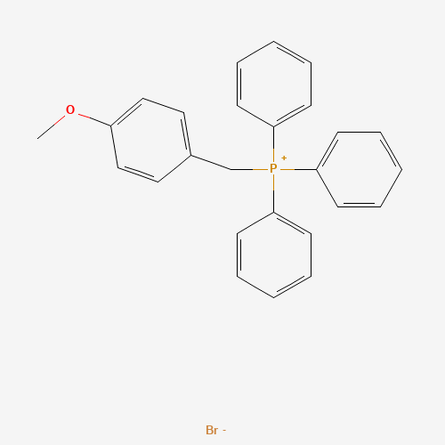 (4-methoxyphenyl)methyl-triphenylphosphanium;bromide (CAS: 1530-38-7) - Chemical Structure and Molecular Formula 