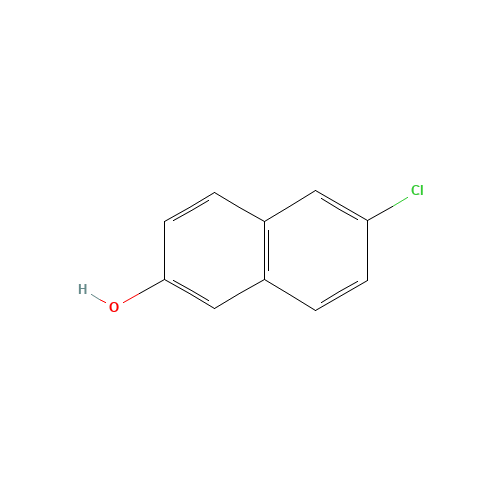 6-chloronaphthalen-2-ol (CAS: 40604-49-7) - Chemical Structure and Molecular Formula 