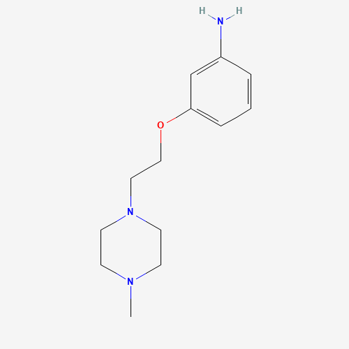3-[2-(4-methylpiperazin-1-yl)ethoxy]aniline (CAS: 890652-00-3) - Related Chemical Product