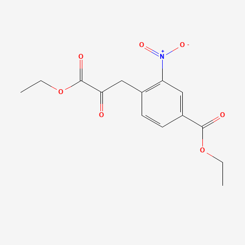 ethyl 4-(3-ethoxy-2,3-dioxopropyl)-3-nitrobenzoate (CAS: 861384-91-0) - Related Chemical Product