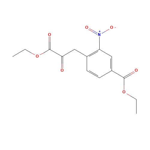 ethyl 4-(3-ethoxy-2,3-dioxopropyl)-3-nitrobenzoate (CAS: 861384-91-0) - Related Chemical Product