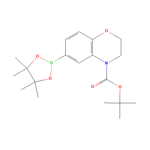 tert-butyl 6-(4,4,5,5-tetramethyl-1,3,2-dioxaborolan-2-yl)-2,3-dihydro-1,4-benzoxazine-4-carboxylate (CAS: 1161362-35-1) - Related Chemical Product