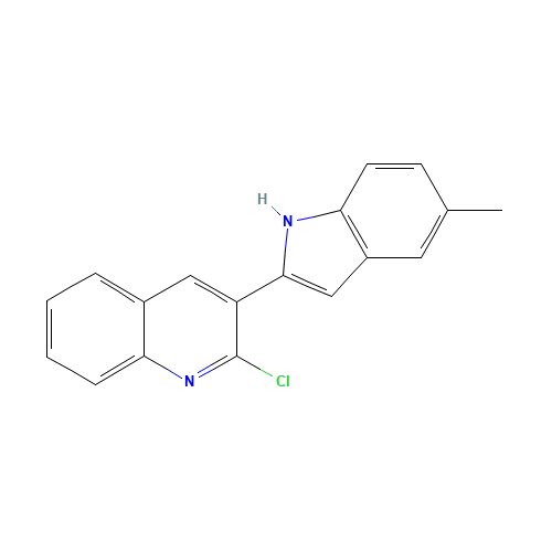 2-chloro-3-(5-methyl-1H-indol-2-yl)quinoline (CAS: 820977-39-7) - Related Chemical Product