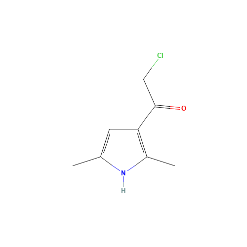 2-chloro-1-(2,5-dimethyl-1H-pyrrol-3-yl)ethanone (CAS: 19597-16-1) - Related Chemical Product