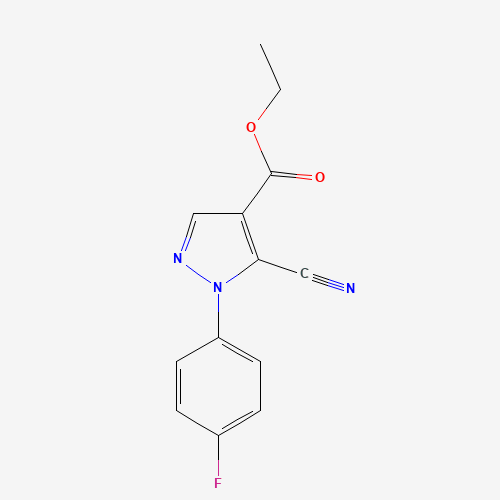 ethyl 5-cyano-1-(4-fluorophenyl)pyrazole-4-carboxylate (CAS: 98476-22-3) - Related Chemical Product