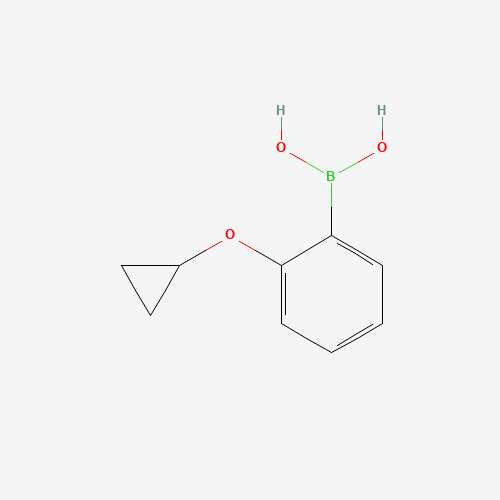 (2-cyclopropyloxyphenyl)boronic acid (CAS: 225517-86-2) - Chemical Structure and Molecular Formula 