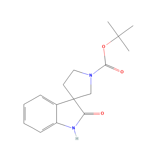 tert-butyl 2-oxospiro[1H-indole-3,3'-pyrrolidine]-1'-carboxylate (CAS: 205383-87-5) - Related Chemical Product