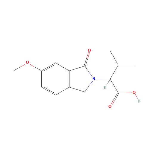 2-(5-methoxy-3-oxo-1H-isoindol-2-yl)-3-methylbutanoic acid (CAS: 1448189-57-8) - Related Chemical Product
