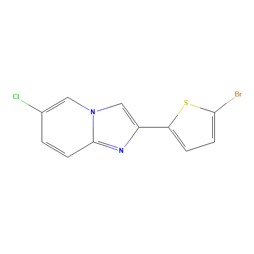 2-(5-bromothiophen-2-yl)-6-chloroimidazo[1,2-a]pyridine (CAS: 439107-51-4) - Related Chemical Product