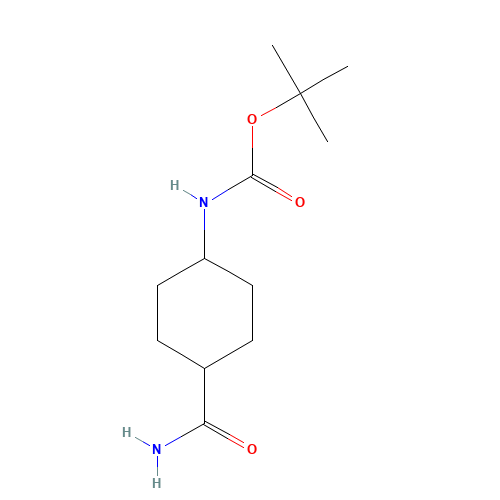 tert-butyl N-(4-carbamoylcyclohexyl)carbamate (CAS: 856563-22-9) - Related Chemical Product