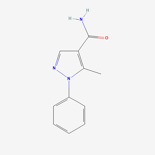 5-methyl-1-phenylpyrazole-4-carboxamide (CAS: 292852-03-0) - Chemical Structure and Molecular Formula 