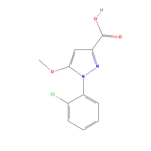 1-(2-chlorophenyl)-5-methoxypyrazole-3-carboxylic acid (CAS: 55983-86-3) - Related Chemical Product