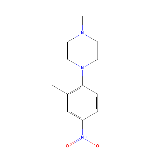 1-methyl-4-(2-methyl-4-nitrophenyl)piperazine (CAS: 681004-49-9) - Related Chemical Product