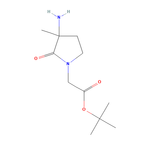 tert-butyl 2-(3-amino-3-methyl-2-oxopyrrolidin-1-yl)acetate (CAS: 105433-88-3) - Related Chemical Product