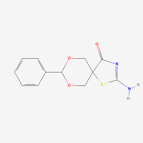 2-amino-8-phenyl-7,9-dioxa-1-thia-3-azaspiro[4.5]dec-2-en-4-one (CAS: 436088-64-1) - Related Chemical Product