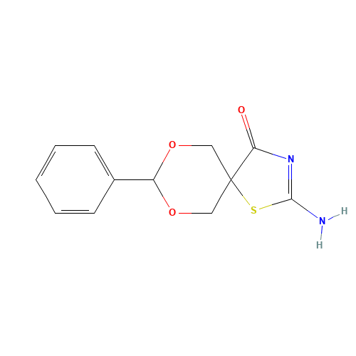 2-amino-8-phenyl-7,9-dioxa-1-thia-3-azaspiro[4.5]dec-2-en-4-one (CAS: 436088-64-1) - Related Chemical Product