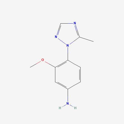 3-methoxy-4-(5-methyl-1,2,4-triazol-1-yl)aniline (CAS: 1263868-23-0) - Related Chemical Product