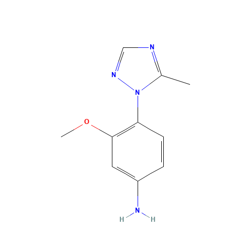 3-methoxy-4-(5-methyl-1,2,4-triazol-1-yl)aniline (CAS: 1263868-23-0) - Related Chemical Product