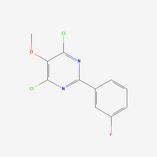 4,6-dichloro-2-(3-fluorophenyl)-5-methoxypyrimidine (CAS: 1303588-02-4) - Related Chemical Product