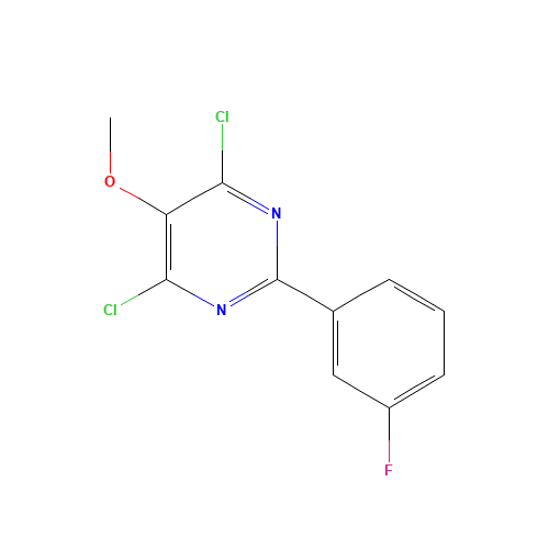 4,6-dichloro-2-(3-fluorophenyl)-5-methoxypyrimidine (CAS: 1303588-02-4) - Related Chemical Product