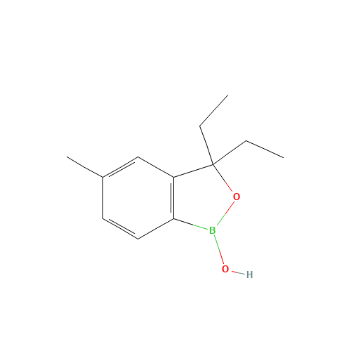 3,3-diethyl-1-hydroxy-5-methyl-2,1-benzoxaborole (CAS: 1437780-00-1) - Related Chemical Product