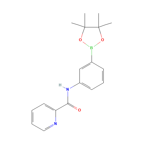 N-[3-(4,4,5,5-tetramethyl-1,3,2-dioxaborolan-2-yl)phenyl]pyridine-2-carboxamide (CAS: 1610521-45-3) - Related Chemical Product