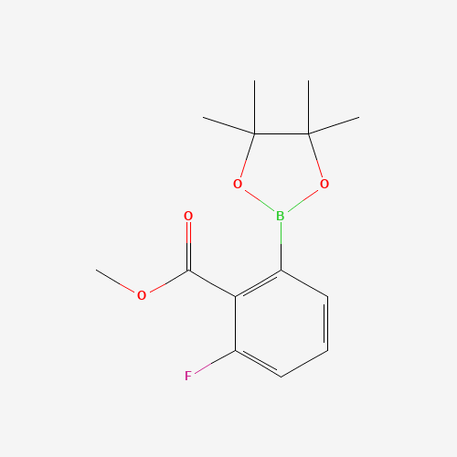 methyl 2-fluoro-6-(4,4,5,5-tetramethyl-1,3,2-dioxaborolan-2-yl)benzoate (CAS: 1293284-61-3) - Related Chemical Product