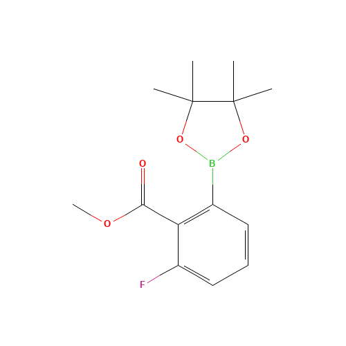 methyl 2-fluoro-6-(4,4,5,5-tetramethyl-1,3,2-dioxaborolan-2-yl)benzoate (CAS: 1293284-61-3) - Related Chemical Product