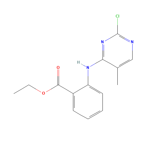 ethyl 2-[(2-chloro-5-methylpyrimidin-4-yl)amino]benzoate (CAS: 325702-65-6) - Related Chemical Product