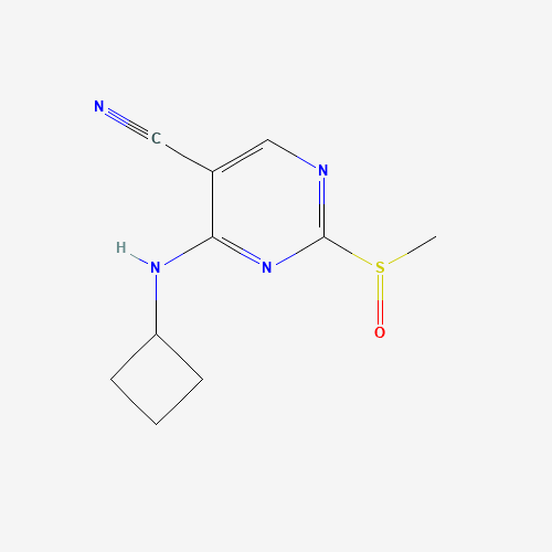4-(cyclobutylamino)-2-methylsulfinylpyrimidine-5-carbonitrile (CAS: 1403864-89-0) - Related Chemical Product