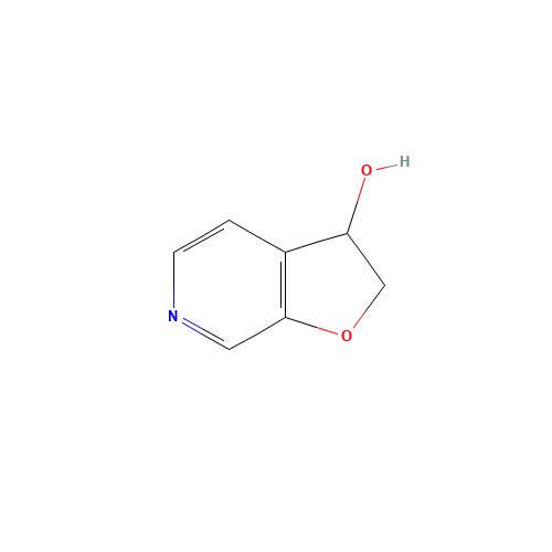2,3-dihydrofuro[2,3-c]pyridin-3-ol (CAS: 106531-53-7) - Chemical Structure and Molecular Formula 