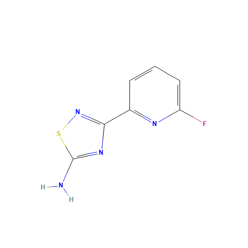 3-(6-fluoropyridin-2-yl)-1,2,4-thiadiazol-5-amine (CAS: 1179361-21-7) - Related Chemical Product