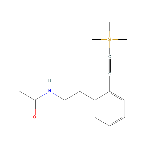 N-[2-[2-(2-trimethylsilylethynyl)phenyl]ethyl]acetamide (CAS: 1247092-39-2) - Related Chemical Product